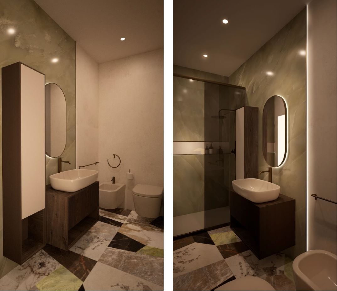 Progetto bagno in 3D 3